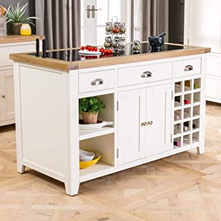 Dijon Cream Painted Furniture Large Granite Top Kitchen